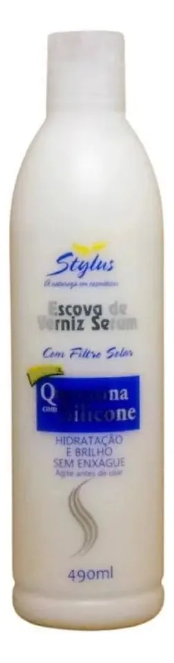 Escova De Verniz Queratina Com Silicone 490ml