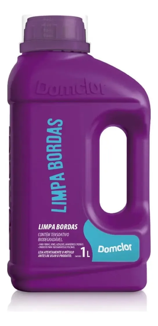 Limpa Bordas Tratamento E Limpeza Piscinas Domclor 1 Litro