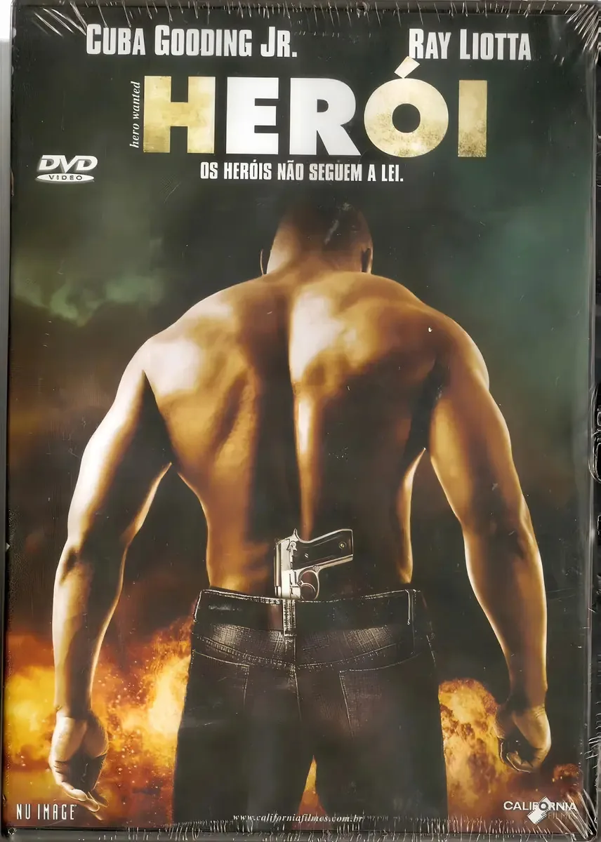 DVD Filme Herói Ação Califórnia Filmes Áudio Inglês Português