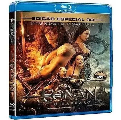 Blu-ray 3D Conan O Bárbaro Audio Inglês Califórnia Filmes