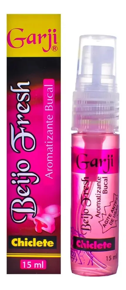 Aromatizante Bucal Beijo Fresh Chiclete 15 Ml - Garji