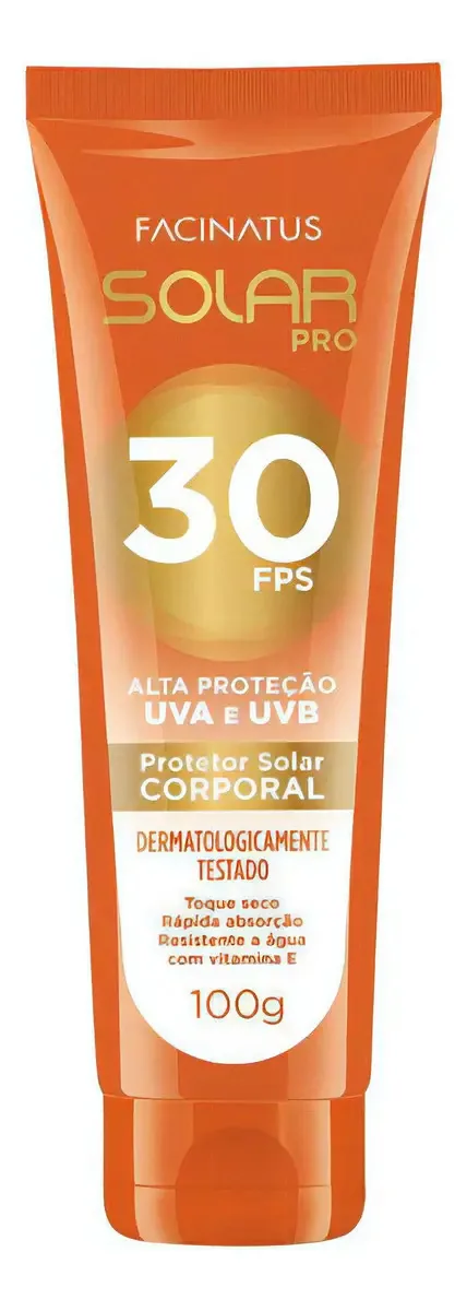 Protetor Solar Corporal Solar Pro Facinatus 100g
