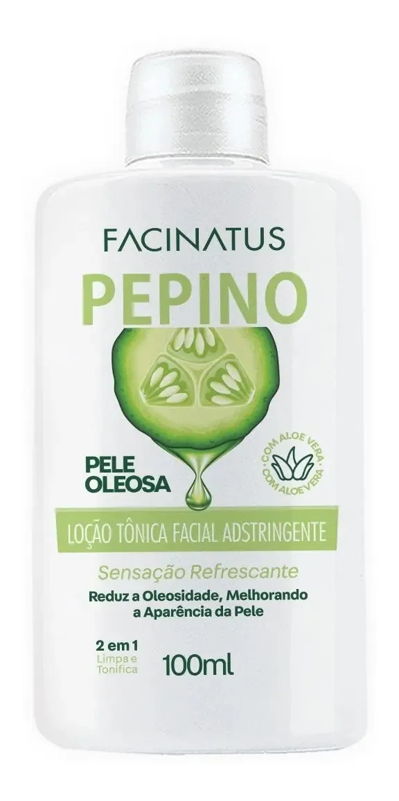 Loção Tônica Facial De Limpeza Dermotrat Pepino