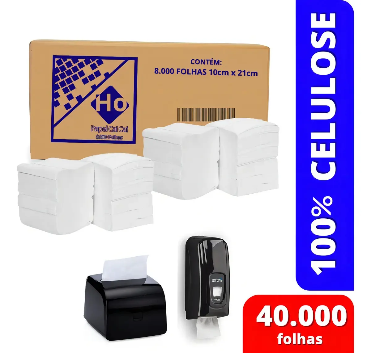 Papel Higiênico Cai Cai Premium Interfolhado