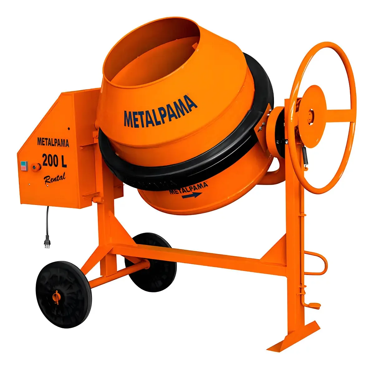 Betoneira 200L Metalpama Bivolt 1CV Mistura Concreto Construção