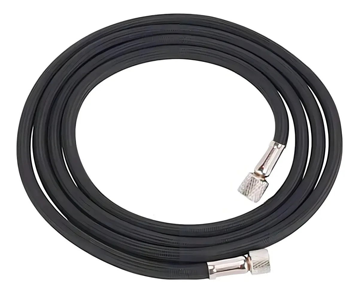 Mangueira Aerógrafo 1,5m Conector 1/8 Preta Wimpel Nylon