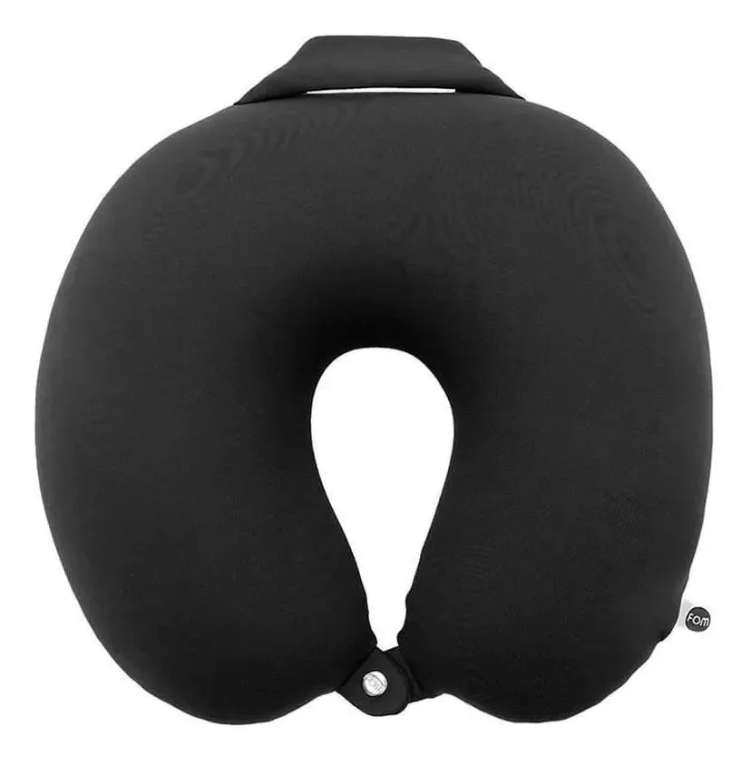 Almofada Fom De Pescoço 2714 Cor Almofada Pescoço Preto Tamanho Único