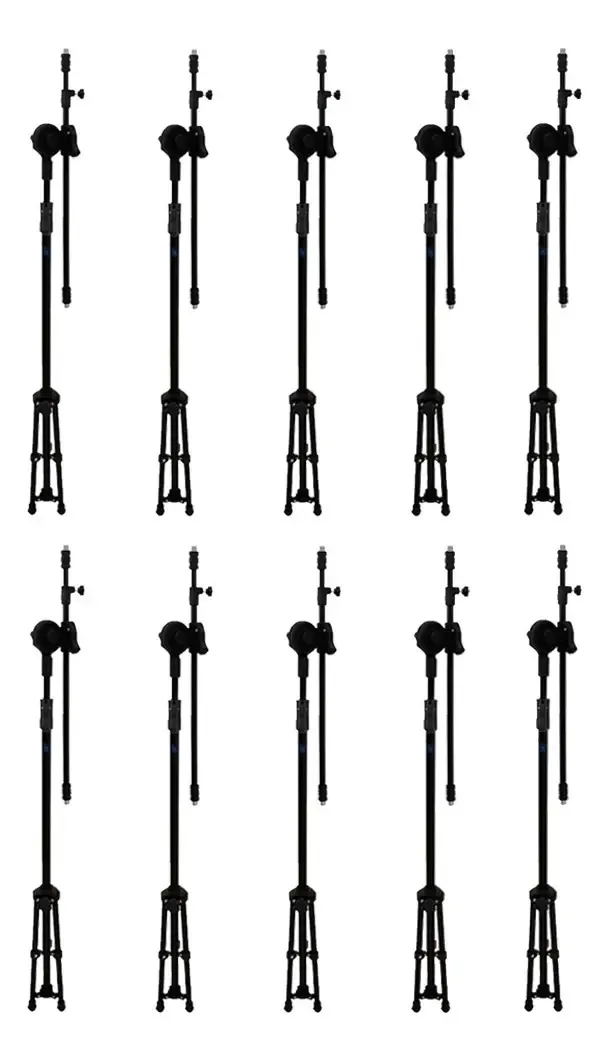 10 Pedestais Para Microfone Visão Musical Girafa Telescópio
