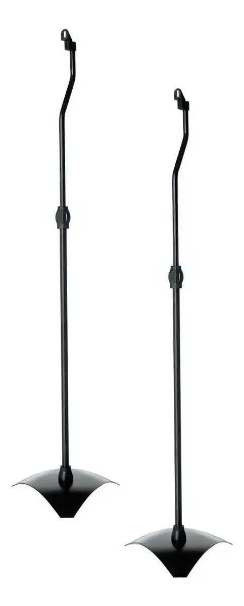 Suporte Caixa De Som Para Home Theater - Pedestal Preta