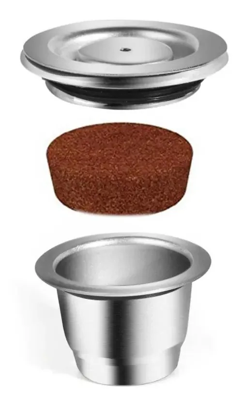 2 Cápsulas Reutilizável Inox