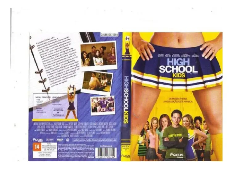 DVD High School Kids Focus Filmes Comédia Musical 2005 Áudio Português