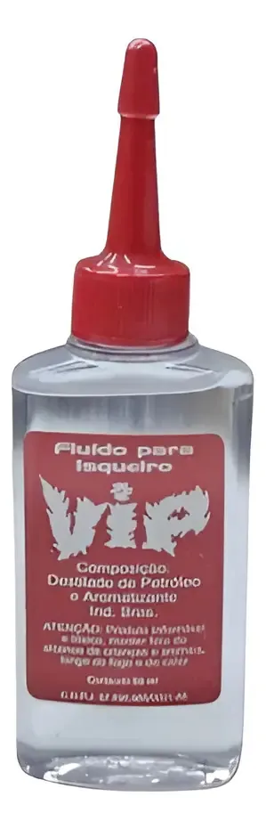Fluido Gasolina Vip 65ml Recarregar Isqueiro Modelo Vintage