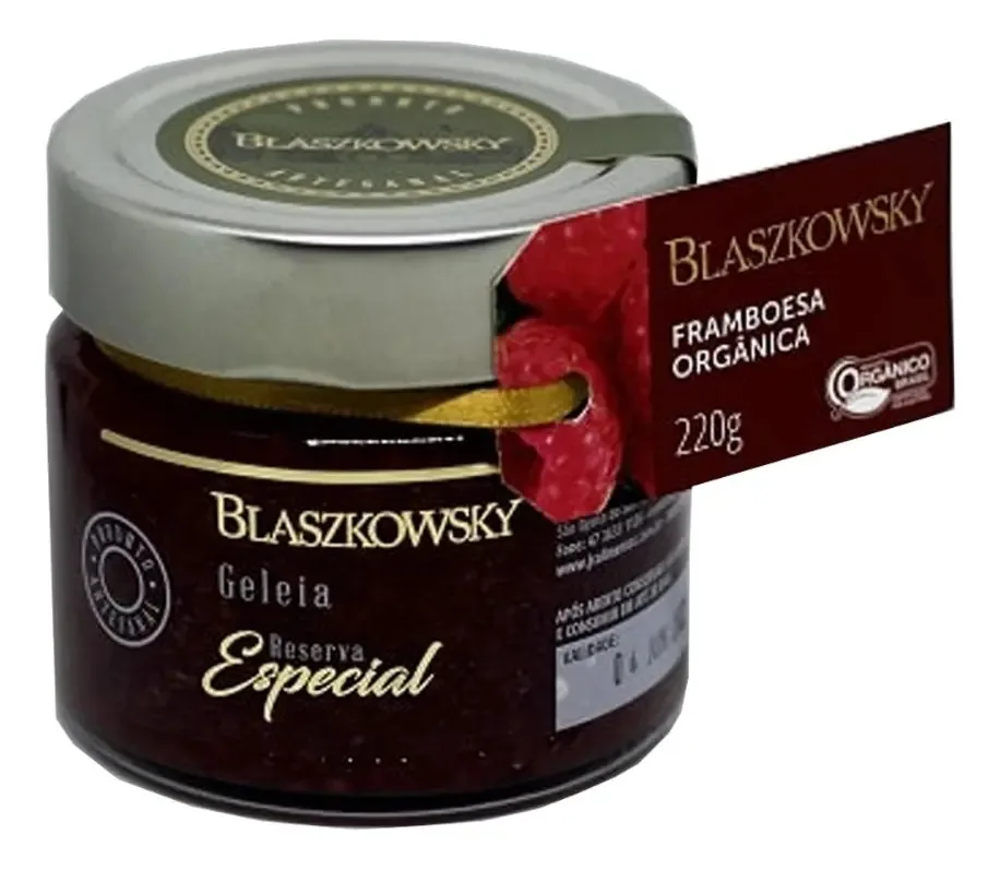 Geleia Organica De Framboesa Blaszkowsky 220g