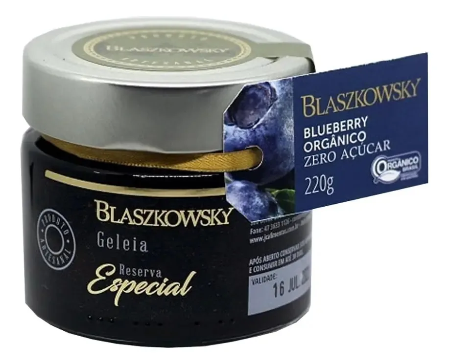 Geleia De Blueberry Zero Blaszkowsky 220g