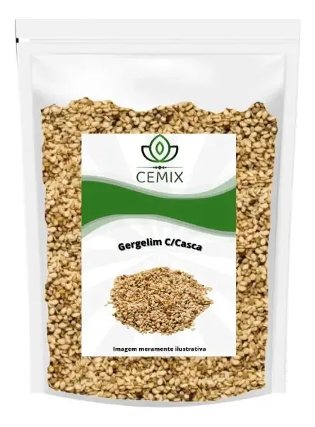 Gergelim Integral Com Casca 200g Tentacao Natural