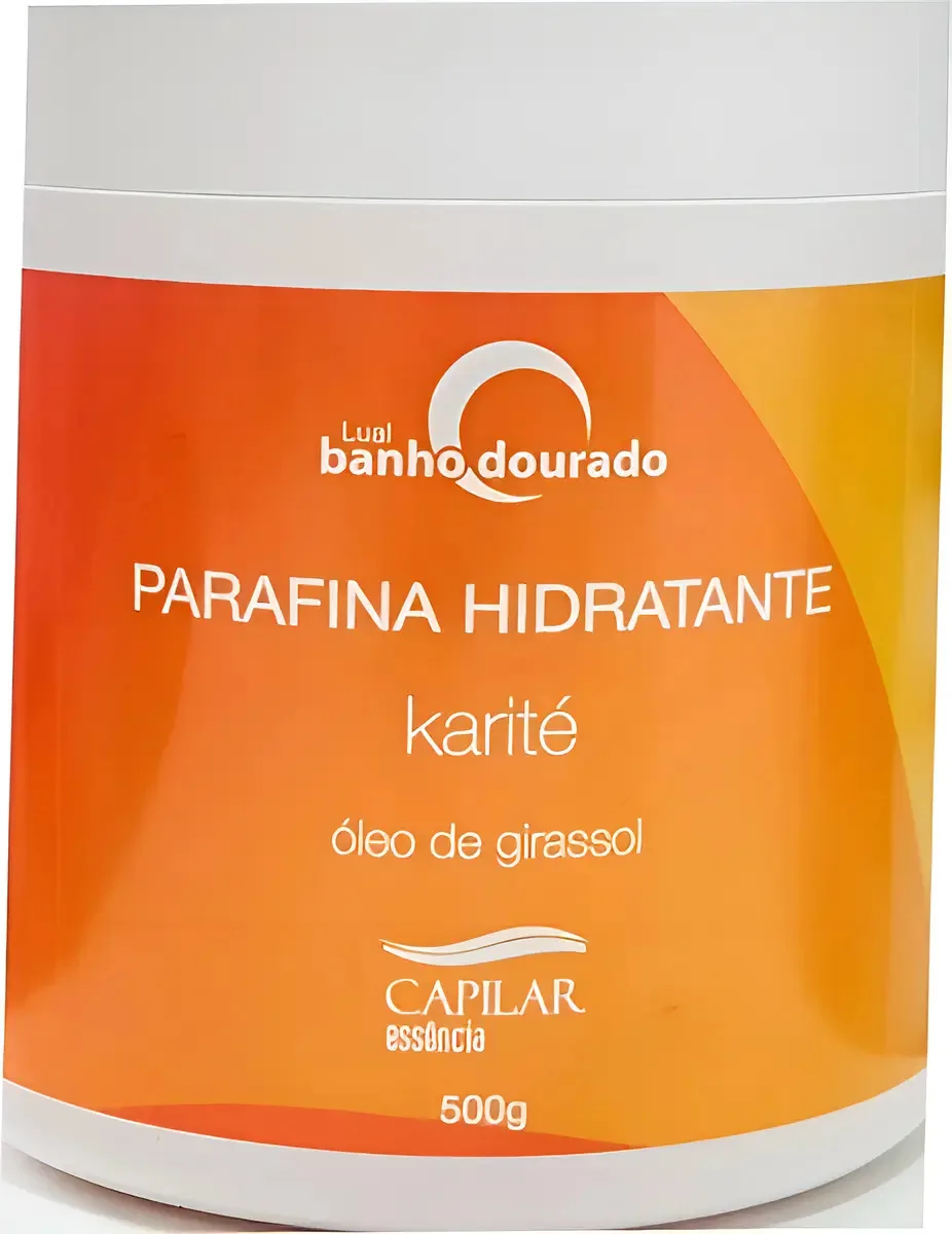Parafina Hidratante Karité Banho Dourado Capilar 500g