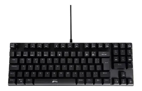 Teclado Mecânico Gamer Aplus Tech Barak Rainbow Abnt2 Outemu
