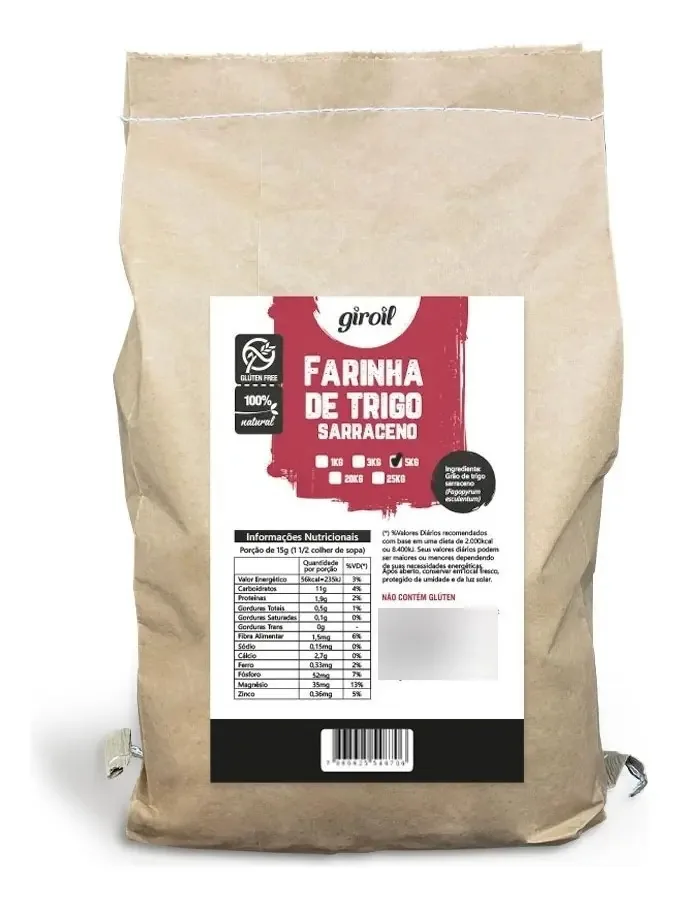 Farinha De Trigo Sarraceno (mourisco) - 5 Kg