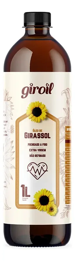 Óleo De Girassol Extra Virgem - 1 Litro
