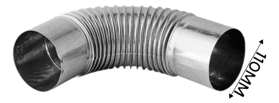 Curva Fogão Lenha Galvanizado Zatti - 110mm