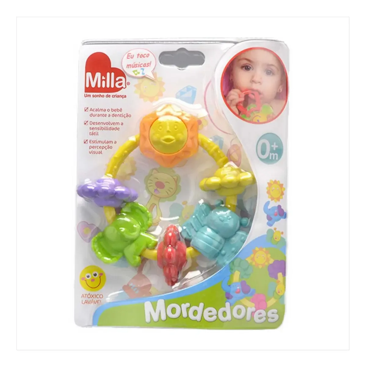 Mordedor Musical Kit Bichinhos Milla