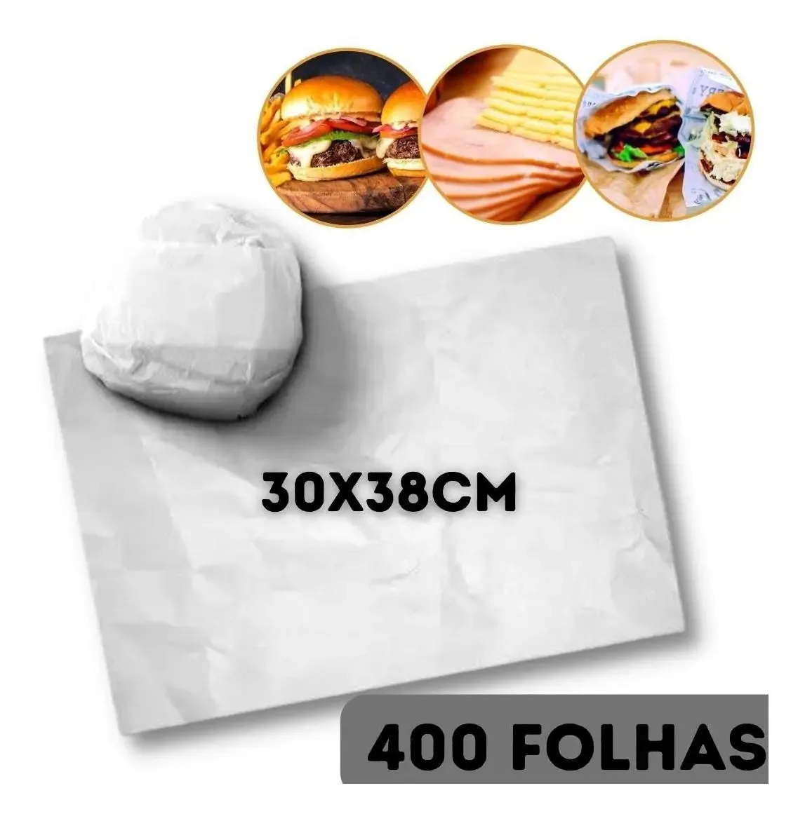 Papel Acoplado Frios 30x38 C/400 Folhas Plastipel