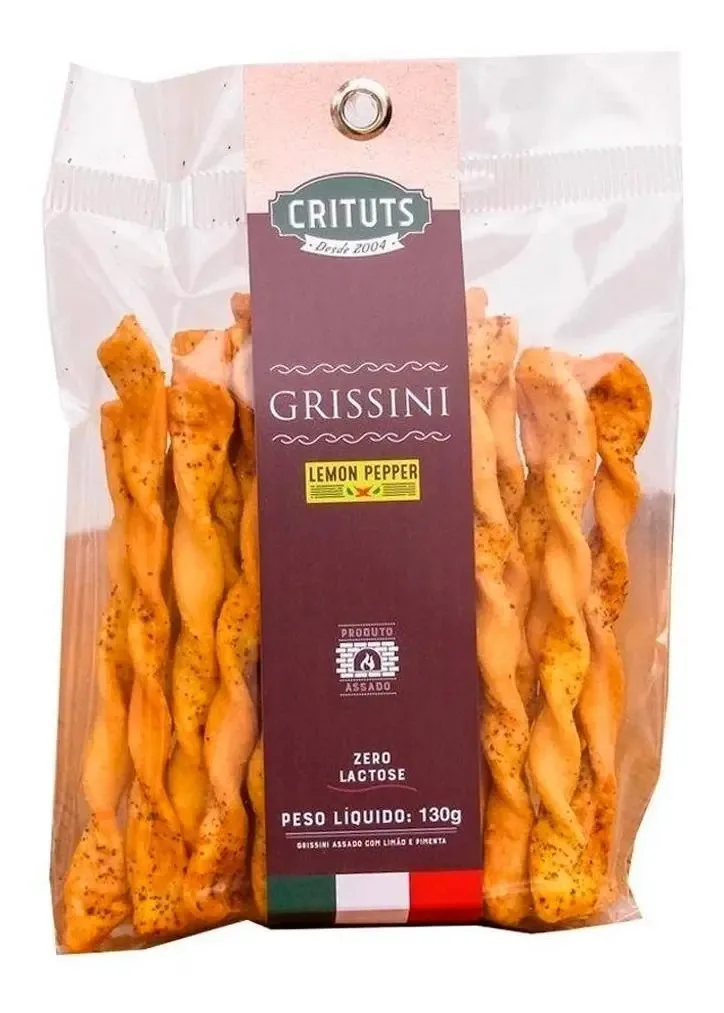 Grissini Lemon Pepper Crituts 130g