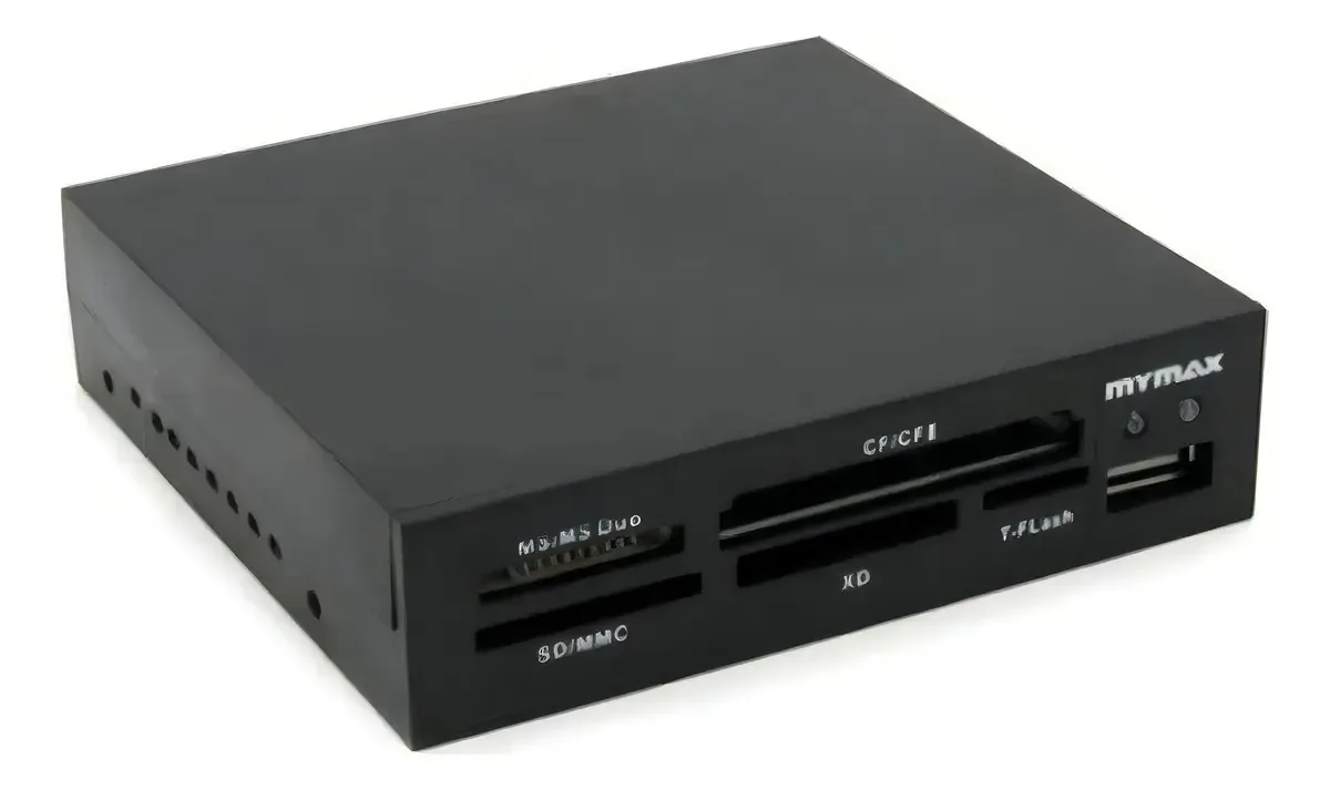 Leitor E Gravador De Cartão Multicard Reader Rw - Mymax