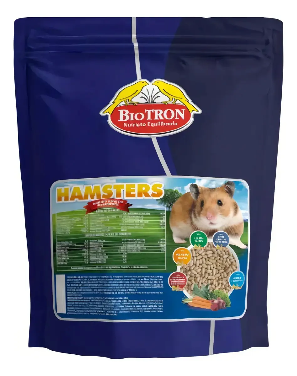 Ração Para Roedores Hamsters Biotron 500g