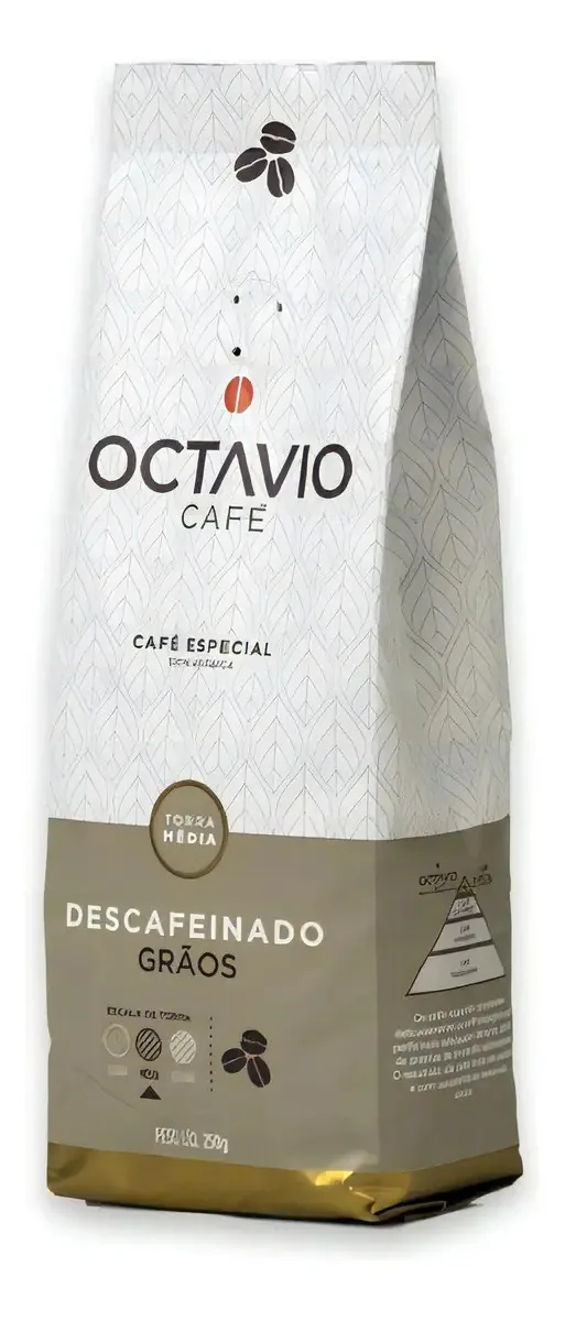Café Em Grãos Descafeinado Octávio 250g - Full