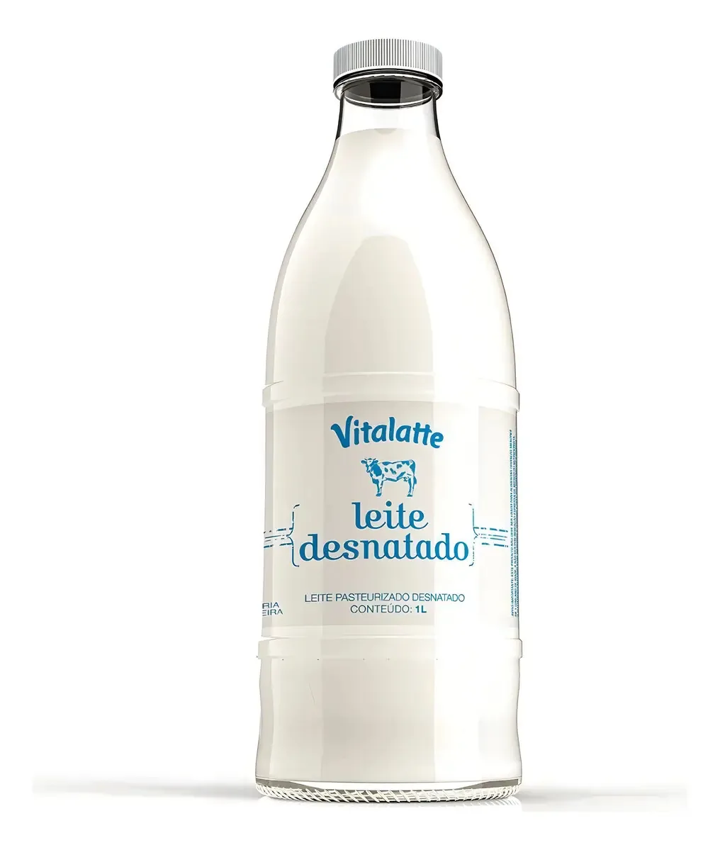 Leite Pasteurizado Desnatado Vitalatte 1 Litro