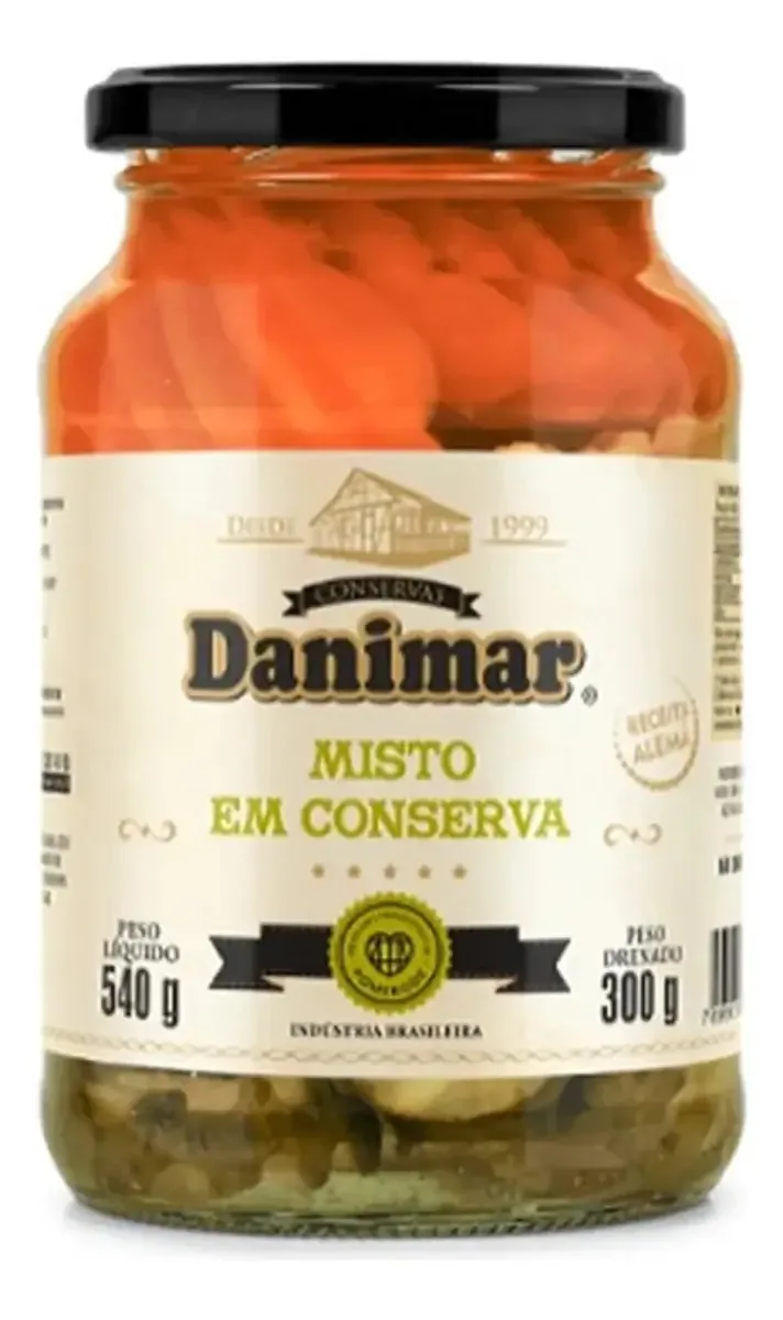 Picles Em Conserva Danimar Vidro 300g