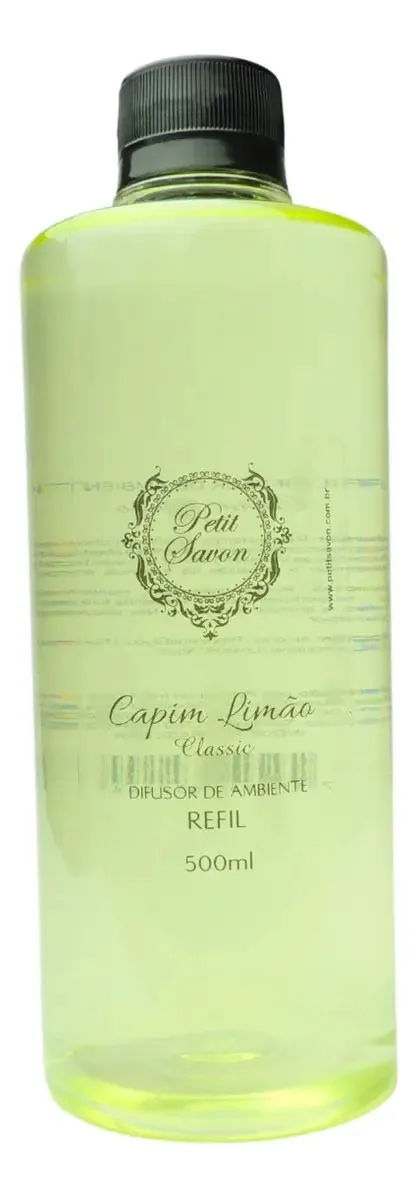Petit Savon Refil Difusor 500ml Capim Limao