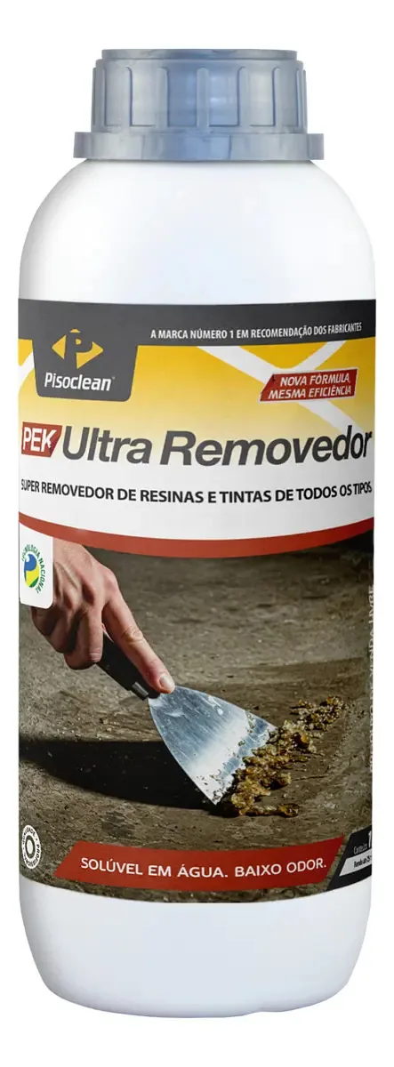 Pek Ultra Removedor 1 L Pisoclean Remove Ceras Tintas E Oleo
