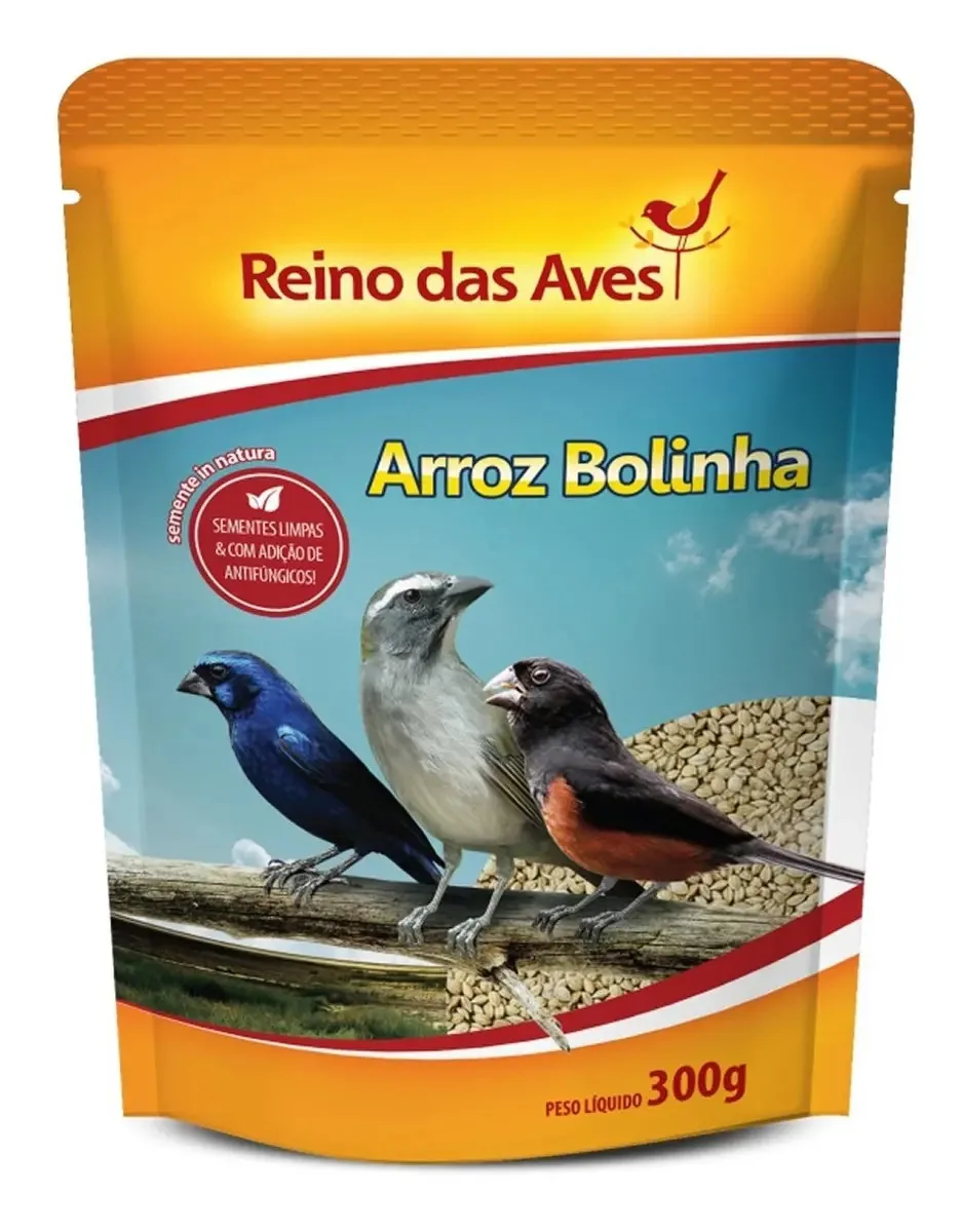 Reino Das Aves Arroz Bolinha 300gr