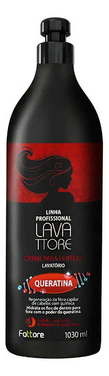 Fattore Creme Para Pentear Profissional Queratina 1,030l
