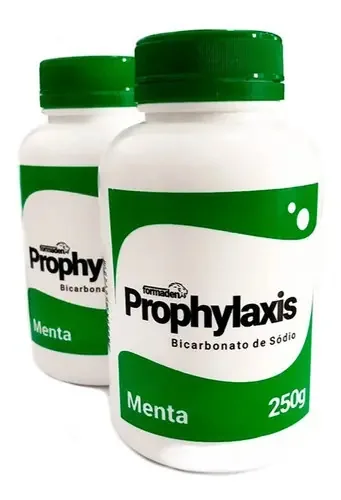 Bicarbonato De Sódio Prophylaxis 250g Dabi Atlante Sabor Menta