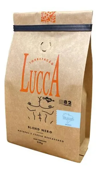 Café Lucca Torrado Em Grãos Blend Nero - 250g