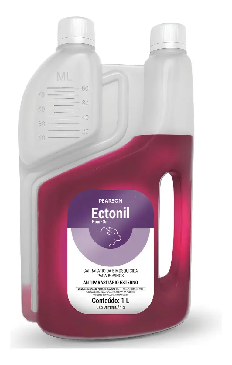 Antiparasitário Ectonil Pour On de 1L Para Bovinos