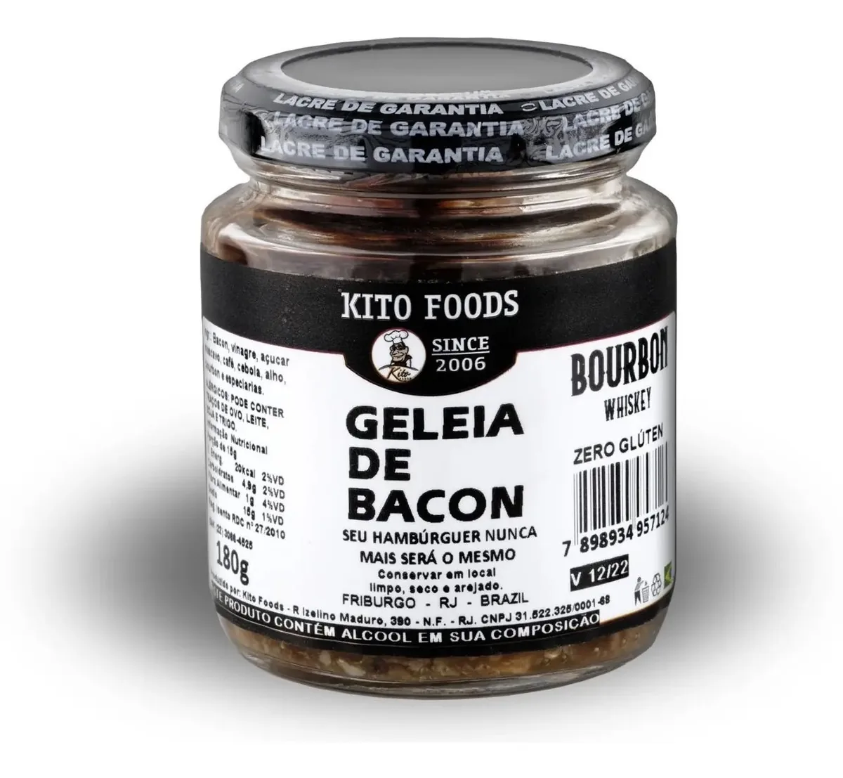 Geleia De Bacon 180g Bourbon
