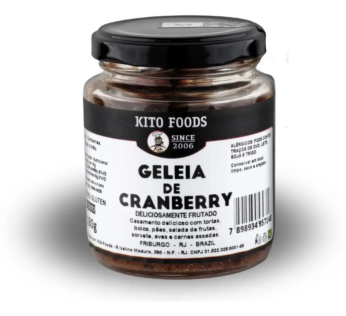 Geleia De Cranberry 180g