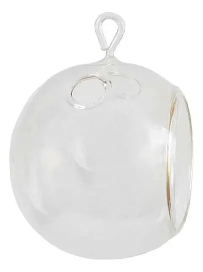 Objeto De Ornamentação Globo De Vidro 10x9cm