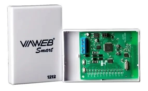 Receptora Smart 1212 Viaweb System Para Sensores Sem Fio