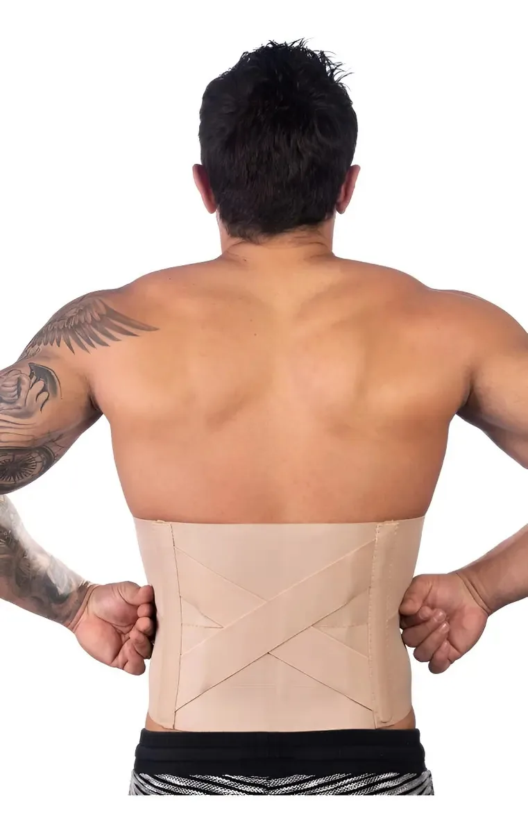 Cinta Abdominal Reforçada GLC Ortopedia Pós-Cirurgia Pós-Parto Tamanho P