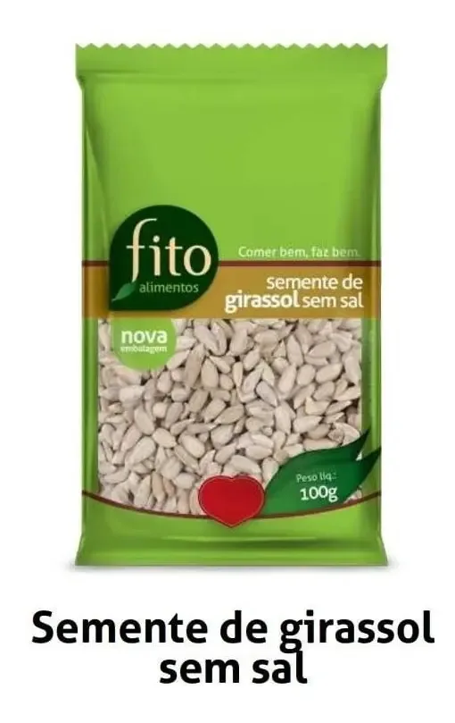 Semente De Girassol S/ Casca 100g Fito Alimentos