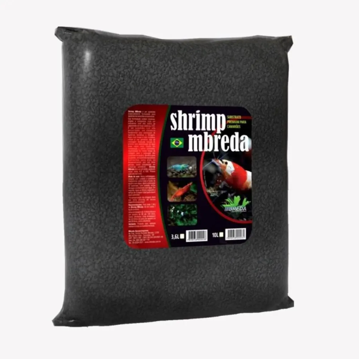 Mbreda Shrimp 10 Lt - Substrato Para Camarões