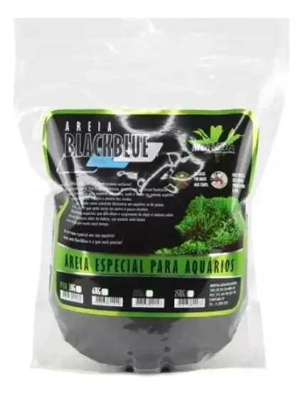 Areia Mbreda Preta Blackblue 2 Kg
