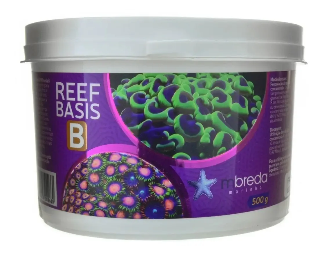 Mbreda Suplemento Para Aquários Marinhos Reef Basis B 500g