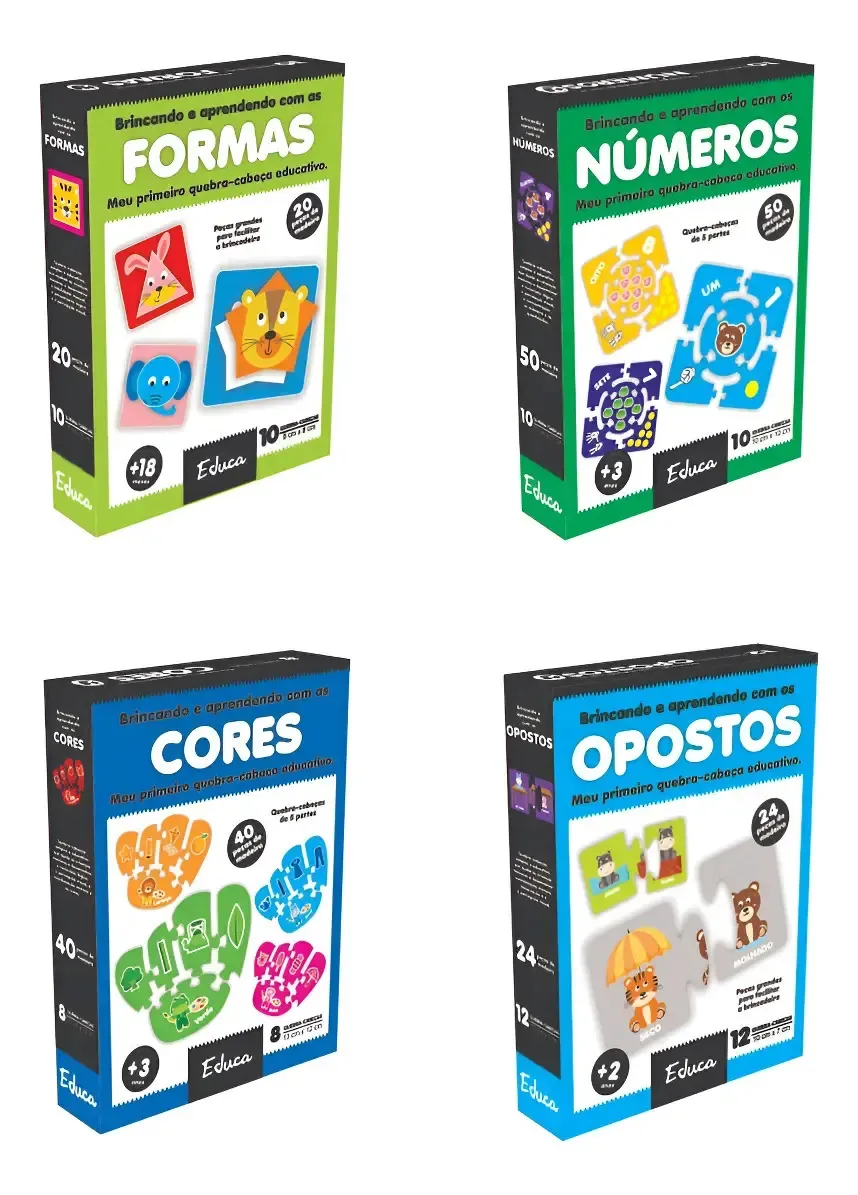 Brinquedos Alfabetização Kit Jogos Educativos Em Madeira