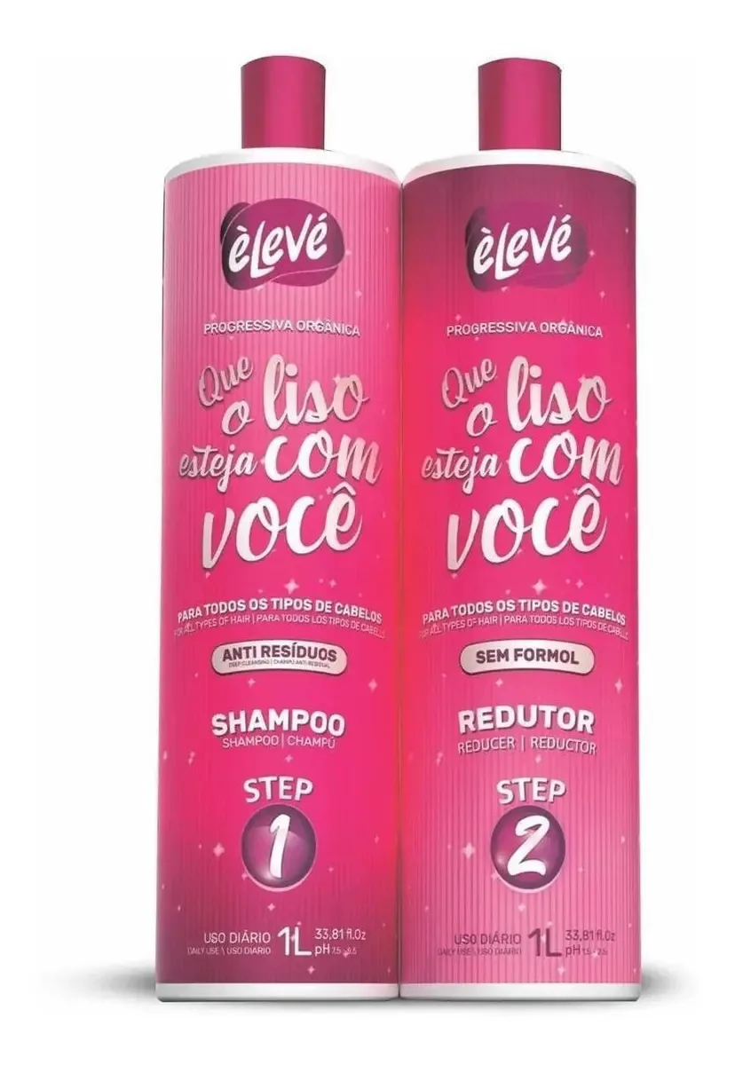 Kit élevé Progress Que O Liso Esteja Com Você 1l